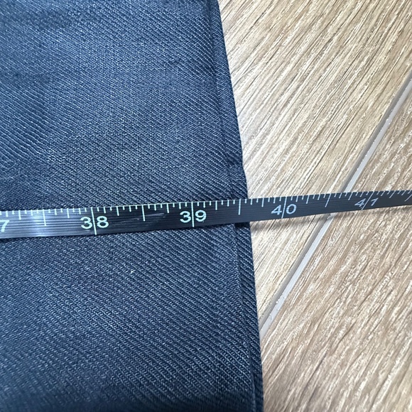 Lauren Ralph Lauren Women's PETITE 100% Linen Wide Leg Pants 10P, Black, Lined - Picture 6 of 11